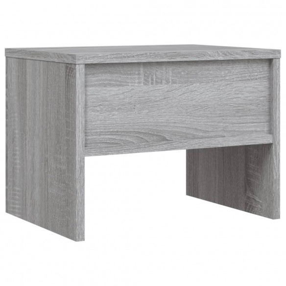 Table de chevet Sonoma gris 40x30x30 cm Bois d'ingénierie