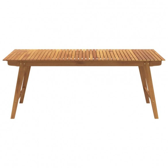 Table de jardin 200x90x75 cm Bois d'acacia solide