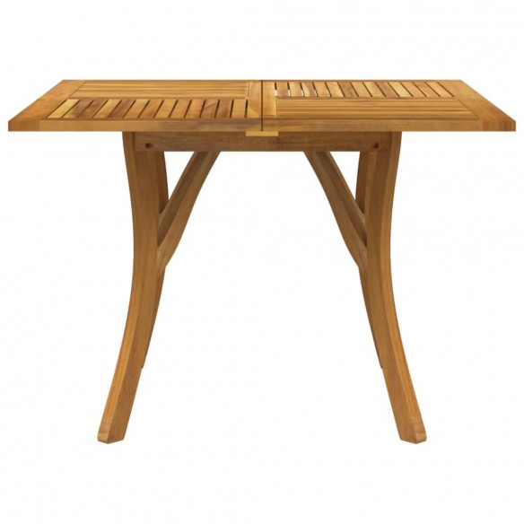 Table de jardin 110x110x75 cm Bois d'acacia solide