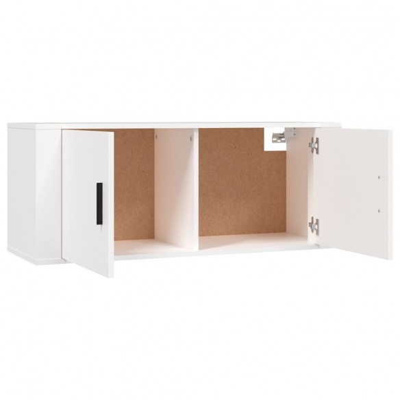 Meubles TV muraux 3 pcs blanc 100x34,5x40 cm