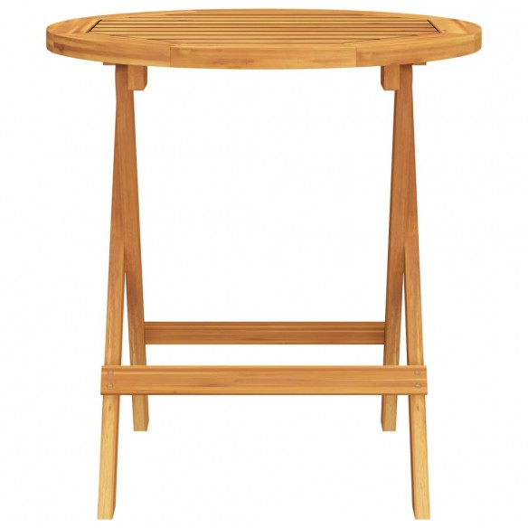 Table de bistro Ø46x47 cm Bois d'acacia massif