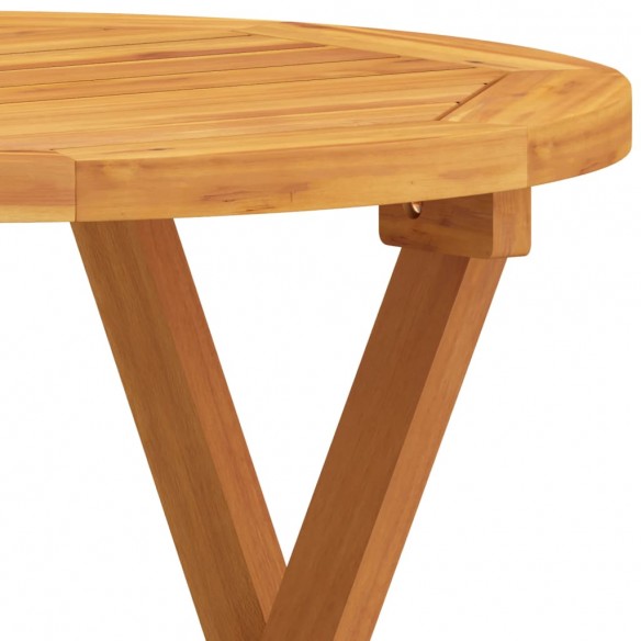 Table de bistro Ø46x47 cm Bois d'acacia massif