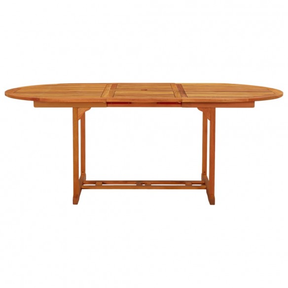 Table de jardin 200x100x75 cm Bois d'eucalyptus solide