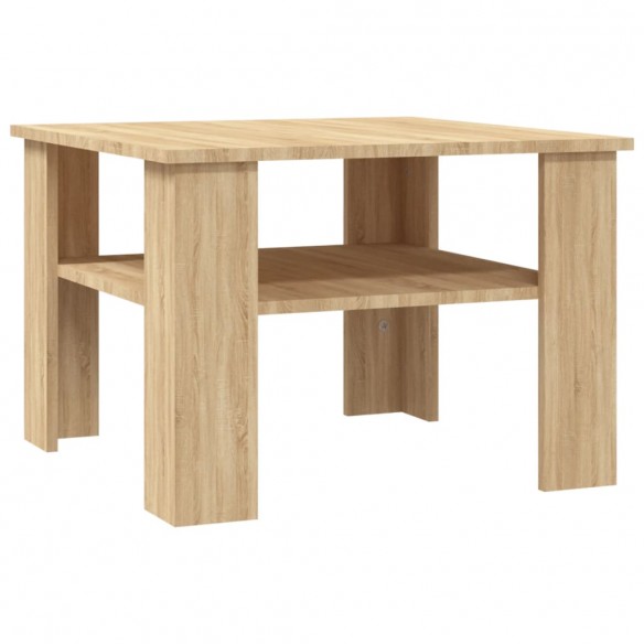 Table basse Chêne sonoma 60 x 60 x 42 cm Aggloméré