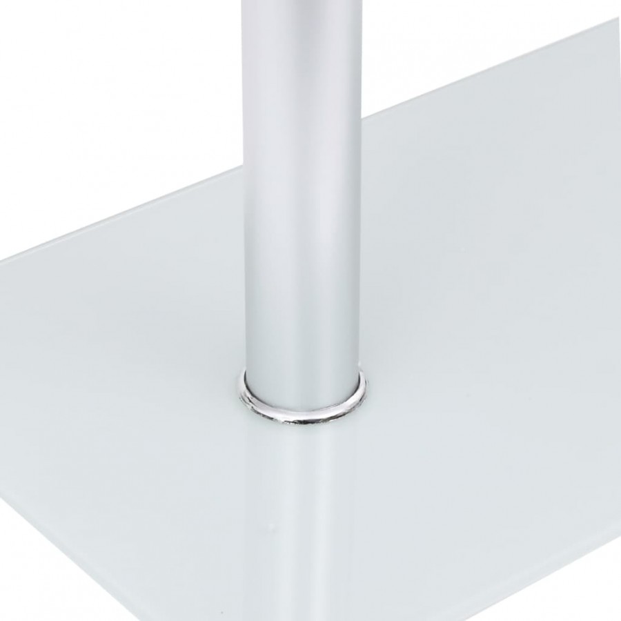 Table d'appoint en forme U Transparent 45x30x58 cm Verre trempé