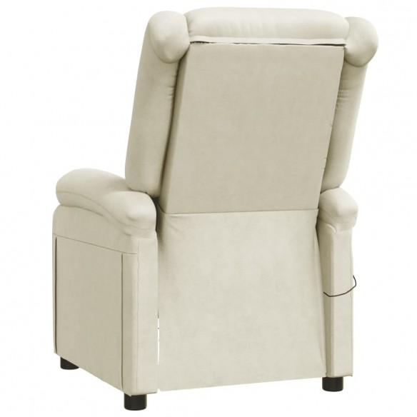 Fauteuil de massage Crème Similicuir