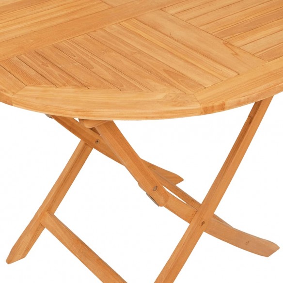 Table pliable de jardin 85x76 cm Bois de teck solide