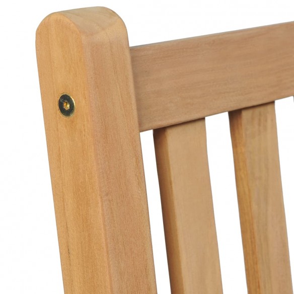 Chaises d'extérieur 2 pcs Bois de teck solide