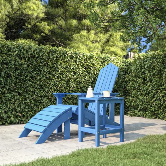 Table de jardin Adirondack Bleu marine 38x38x46 cm PEHD