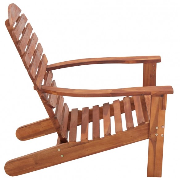 Chaise Adirondack Bois d'acacia massif