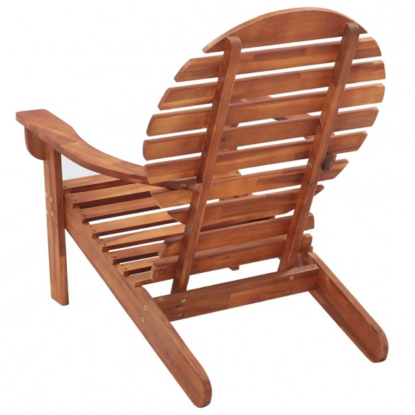 Chaise Adirondack Bois d'acacia massif