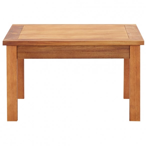 Table basse de jardin 60x60x36 cm Bois solide d'acacia