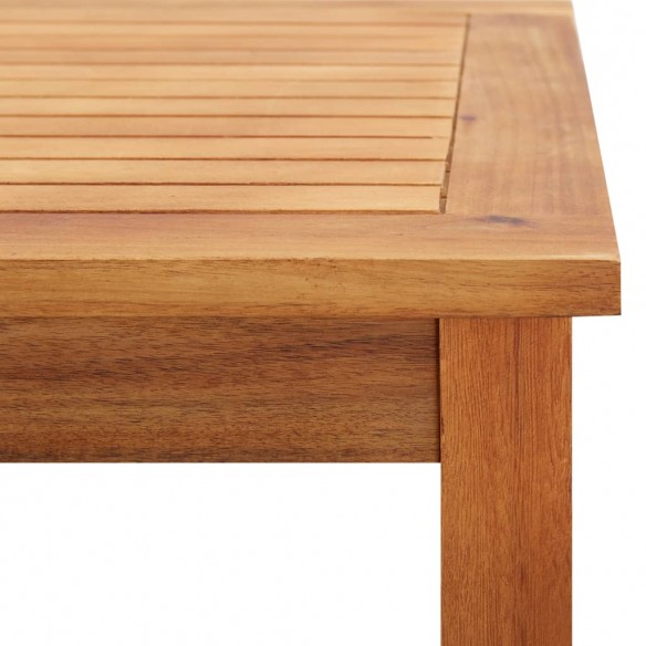 Table basse de jardin 60x60x36 cm Bois solide d'acacia