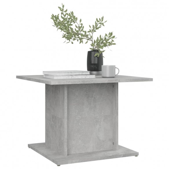 Table basse Gris béton 55,5x55,5x40 cm Aggloméré