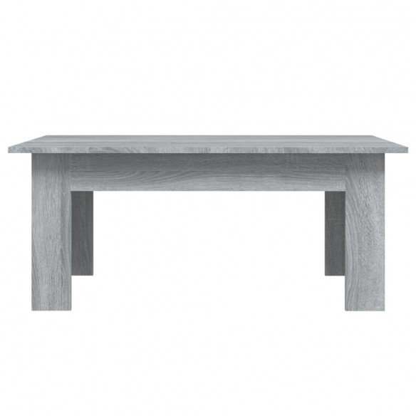 Table basse Sonoma gris 100x60x42 cm Bois d'ingénierie