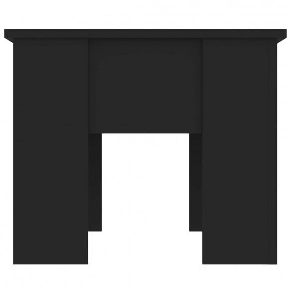 Table basse Noir 79x49x41 cm Bois d'ingénierie