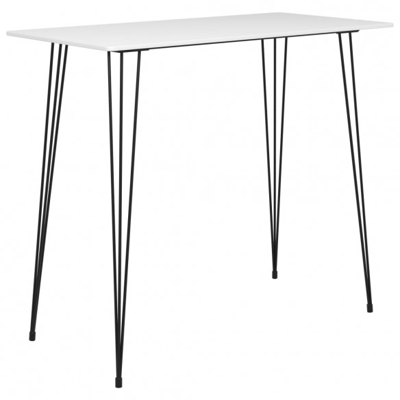 Table de bar Blanc 120x60x105 cm