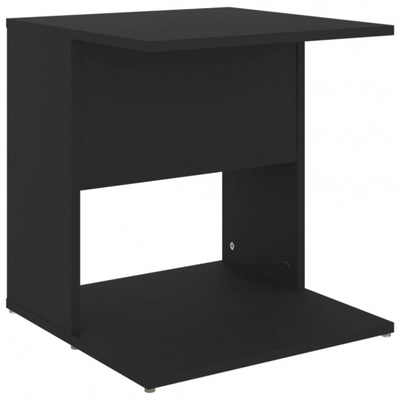 Table d'appoint Noir 45x45x48 cm Aggloméré