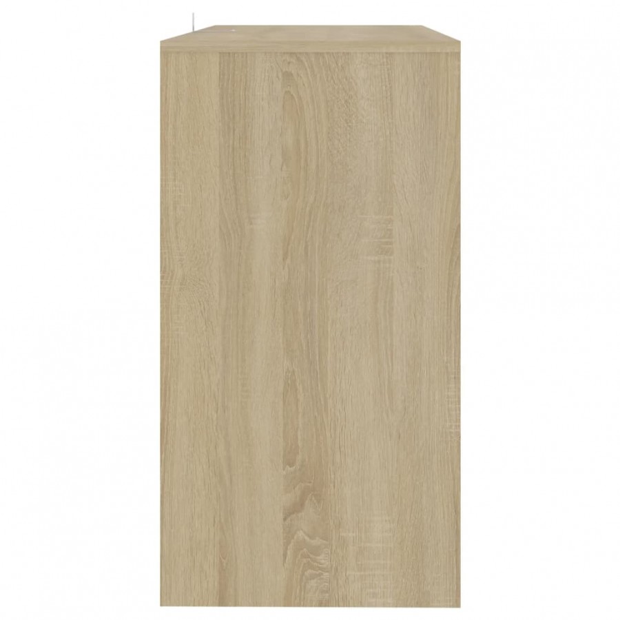 Table console Chêne Sonoma 89x41x76,5 cm Acier Table console Chêne Sonoma 89x41x76,5 cm Acier