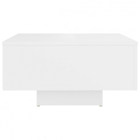 Table basse Blanc 60x60x31,5 cm Aggloméré