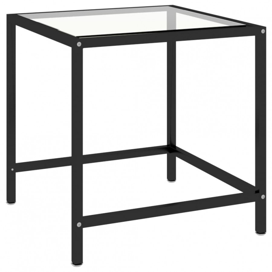 Tables à thé 2 pcs Verre trempé Transparent