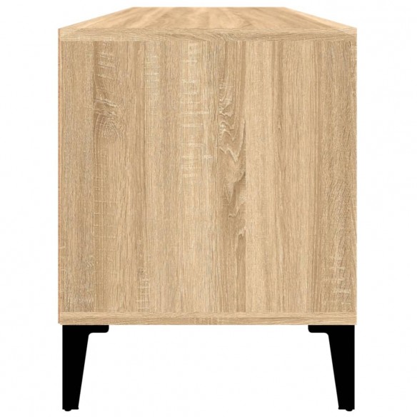 Meuble TV chêne sonoma 100x34,5x44,5 cm bois d'ingénierie