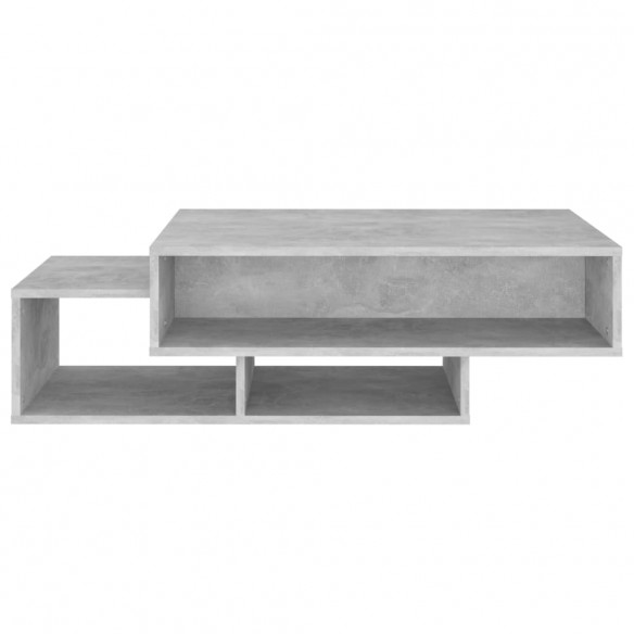 Table basse Gris béton 105x55x32 cm Aggloméré