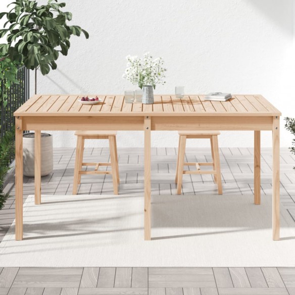 Table de jardin 159,5x82,5x76 cm bois massif de pin