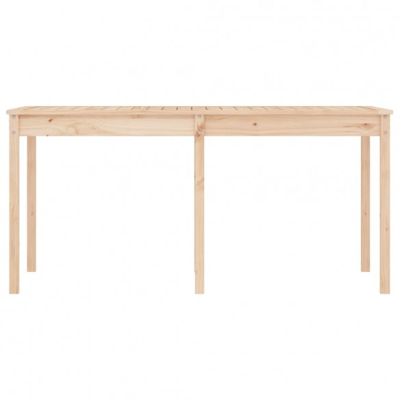 Table de jardin 159,5x82,5x76 cm bois massif de pin