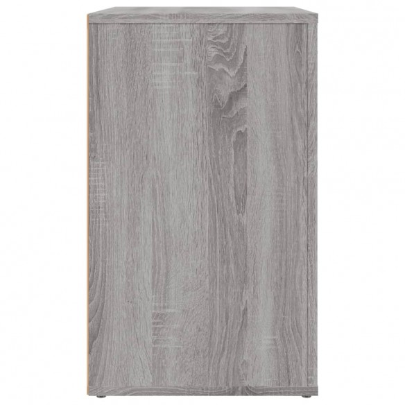 Table de chevet Sonoma gris 50x36x60 cm Bois d'ingénierie