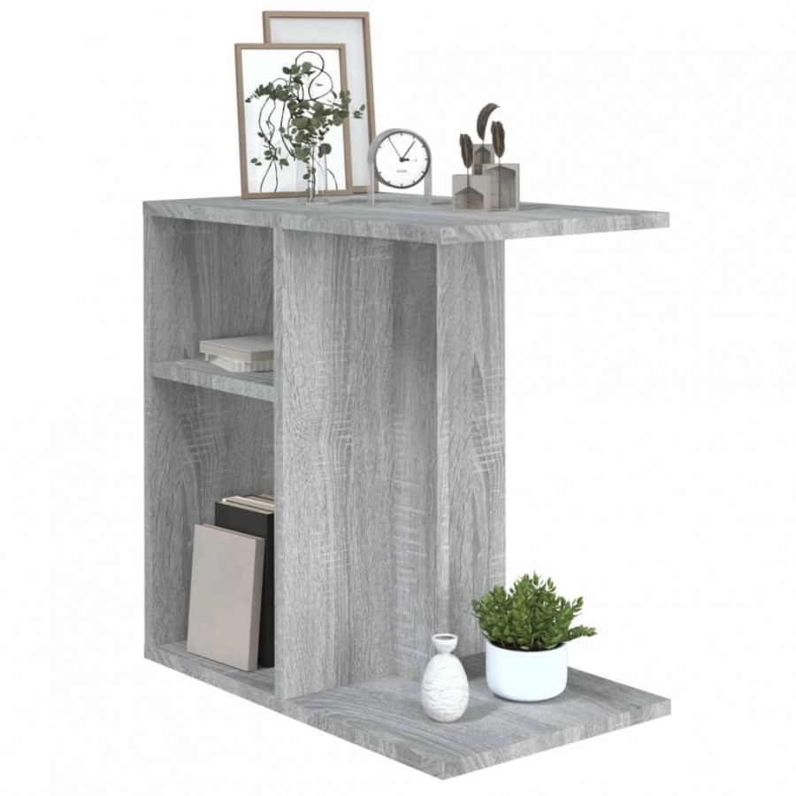 Table d'appoint Sonoma gris 50x30x50 cm 