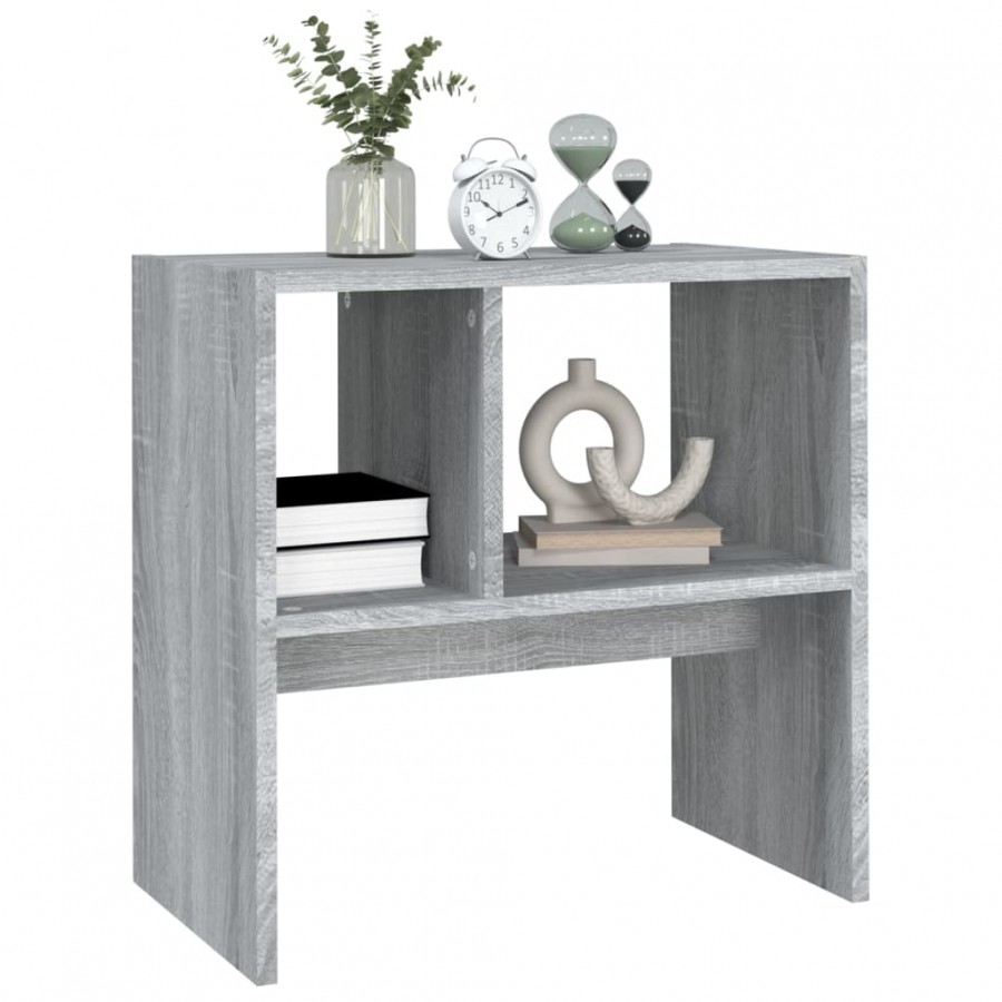Table d'appoint Sonoma gris 50x30x50 cm 