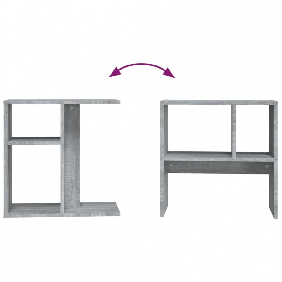 Table d'appoint Sonoma gris 50x30x50 cm 