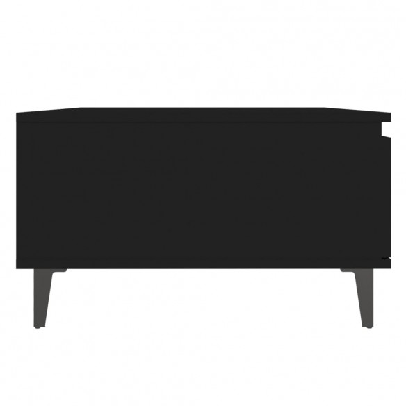 Table basse Noir 90x60x35 cm Aggloméré