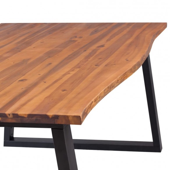 Table de salle à manger 200 x 90 cm Bois d'acacia massif