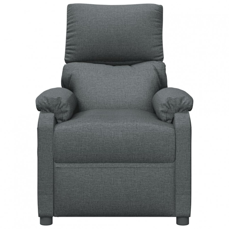 Fauteuil de massage Gris foncé Tissu