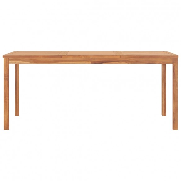 Table à dîner de jardin 180x90x77 cm Bois de teck solide