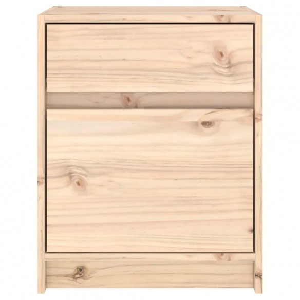 Tables de chevet 2 pcs 40x31x50 cm bois de pin massif