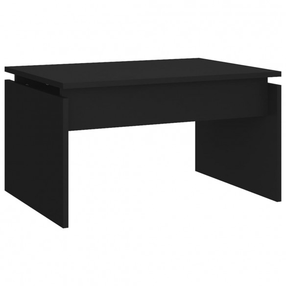 Table basse Noir 68x50x38 cm Aggloméré