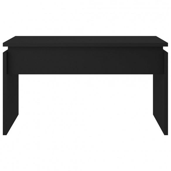 Table basse Noir 68x50x38 cm Aggloméré