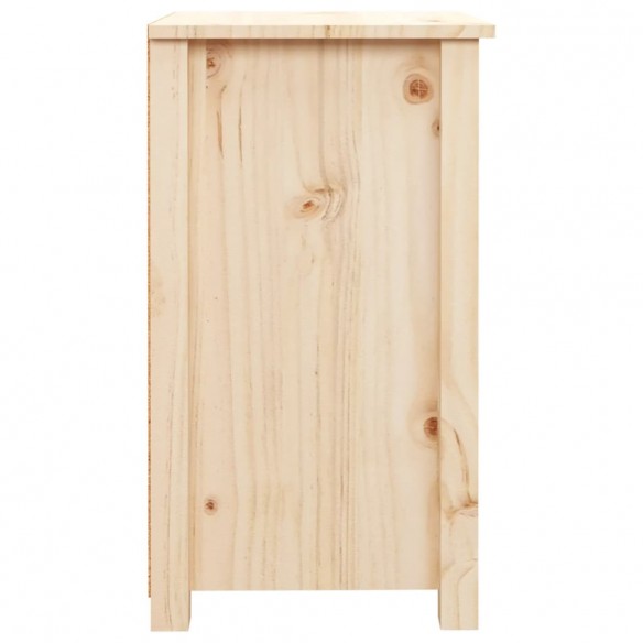 Tables de chevet 2 pcs 40x35x61,5 cm Bois de pin massif