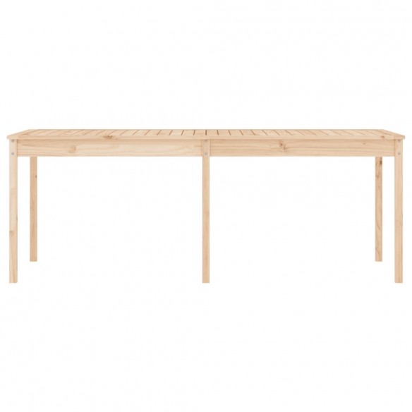 Table de jardin 203,5x100x76 cm bois massif de pin