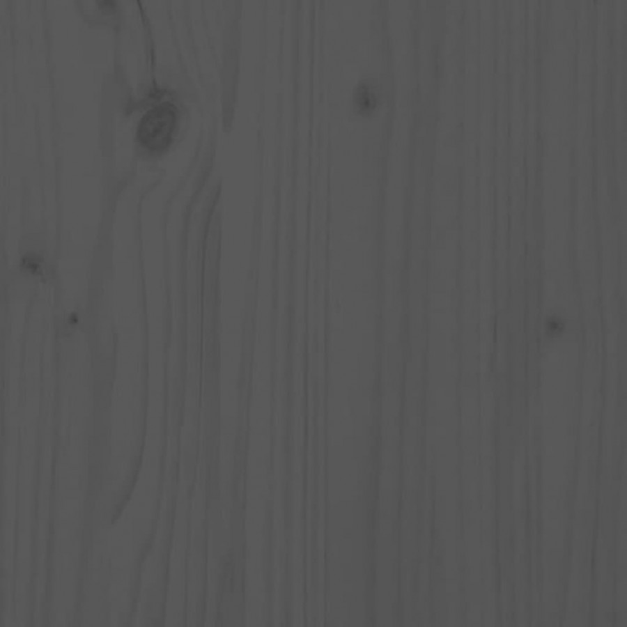 Meuble TV Gris 90x35x35 cm Bois de pin massif Meuble TV Gris 90x35x35 cm Bois de pin massif