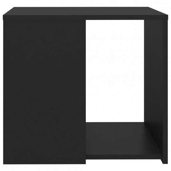 Table d'appoint Noir 50x50x45 cm Aggloméré