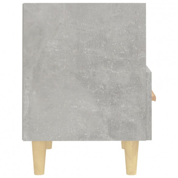 Table de chevet Gris béton 40x35x47 cm