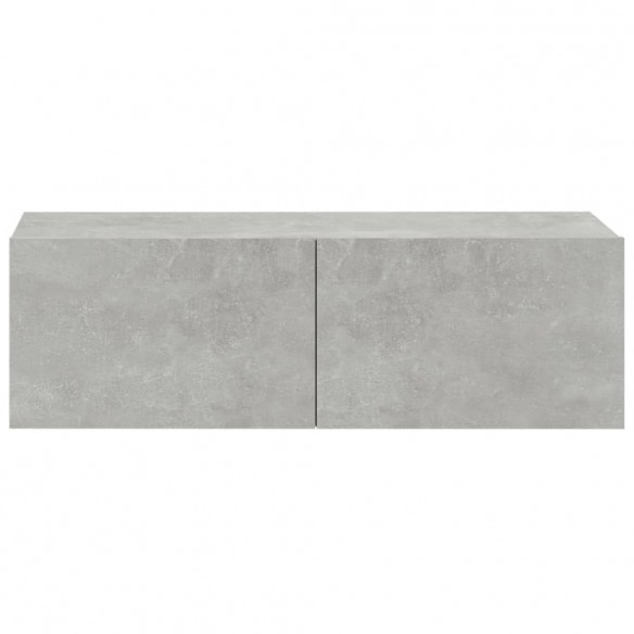 Ensemble de meubles TV 6 pcs Gris béton Bois d'ingénierie