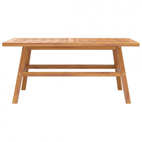 Table basse 100x50x45 cm bois massif d'acacia