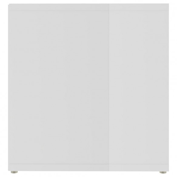 Meubles TV 2 pcs Blanc brillant 72x35x36,5 cm Aggloméré