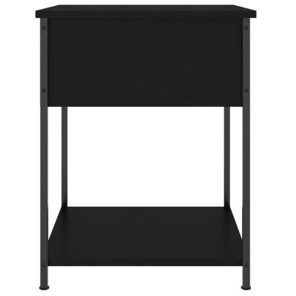 Tables de chevet 2 pcs noir 44x45x58 cm bois d’ingénierie