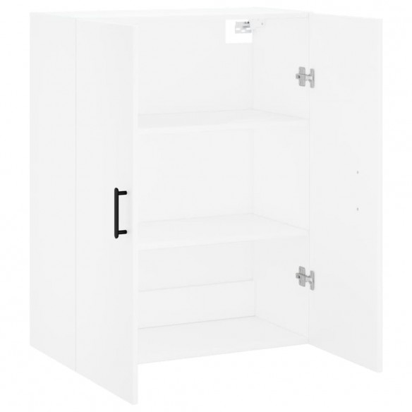 Armoire murale blanc 69,5x34x90 cm